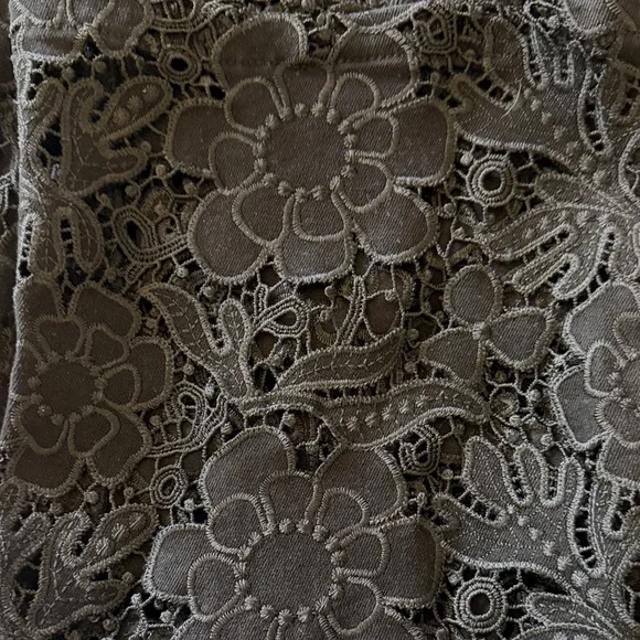 The Noli Shop Black Lace Floral Pants size 30 - Picture 11 of 16